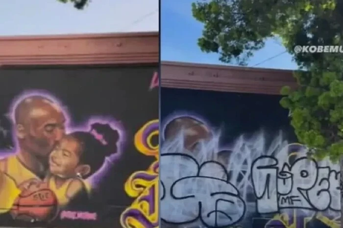 Doncic returned the mural to Bryant