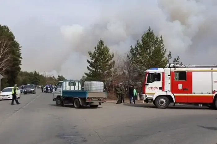 Пожар в аэропорту Читы. Закрыто