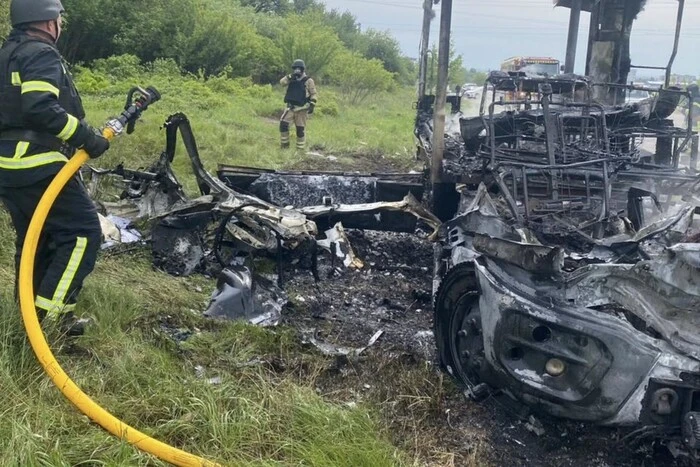 Rosjanie zaatakowali dronem samochód energetyków w obwodzie sumskim: są ofiary