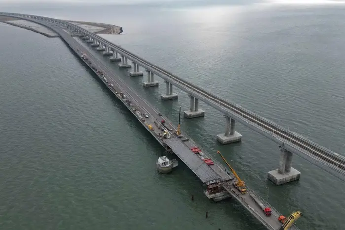 Pletenchuk nannte den einzigen Grund, warum die Krimbrücke bis heute nicht zerstört wurde