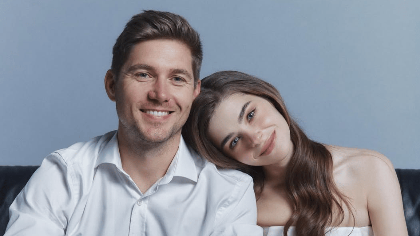 Ostapchuk's wife showed off their new home after moving