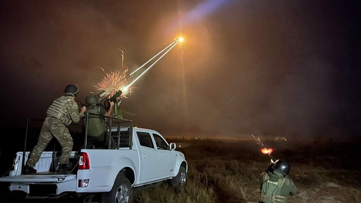 How RF drones were shot down over Odesa at night - a video has appeared